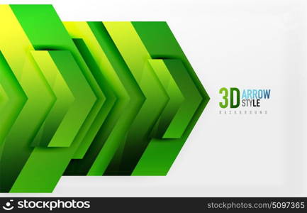 Techno arrow background. Techno arrow background, vector template design