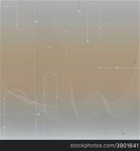 Techno vector abstract blurred background with soft lines. Cyberspace. For cover book, brochure, flyer, poster, magazine, cd cover, website, app mobile, annual report