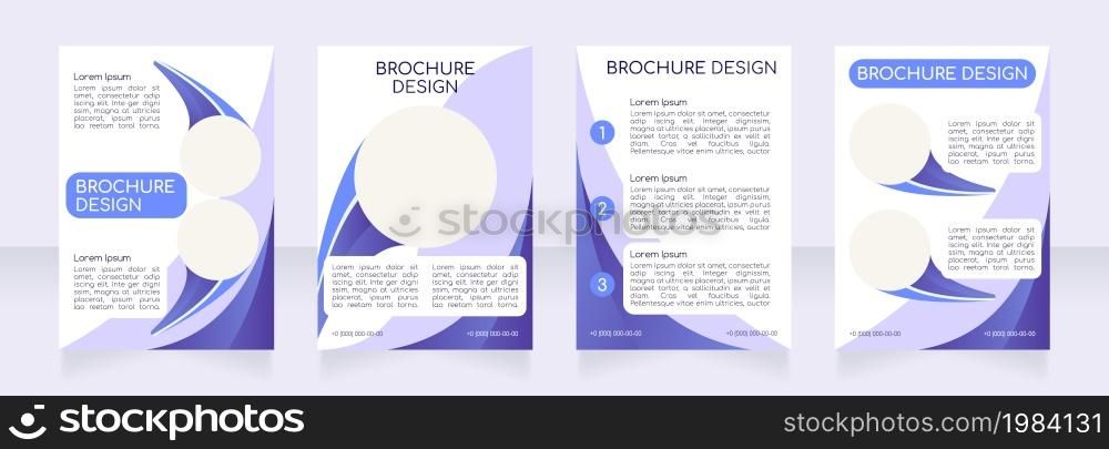 Technological innovation in business blank brochure layout design. Vertical poster template set with empty copy space for text. Premade corporate reports collection. Editable flyer paper pages. Technological innovation in business blank brochure layout design