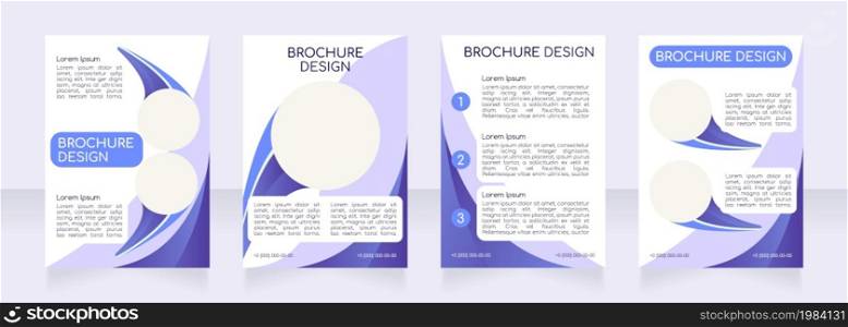 Technological innovation in business blank brochure layout design. Vertical poster template set with empty copy space for text. Premade corporate reports collection. Editable flyer paper pages. Technological innovation in business blank brochure layout design