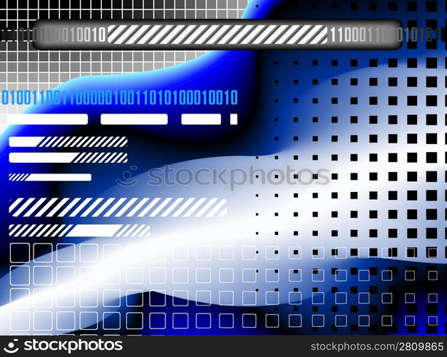 technology background, vector without gradient, only blends