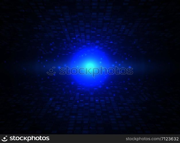 Technology blue background. High speed concept. Abstract futuristic motion and energy vector illustration. Blue futuristic speed motion, communication and connection cyberspace. Technology blue background. High speed concept. Abstract futuristic motion and energy vector illustration