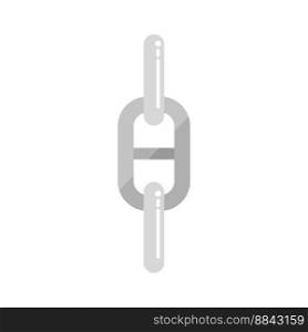 Technology chain icon flat vector. Web link. Internet network isolated. Technology chain icon flat vector. Web link