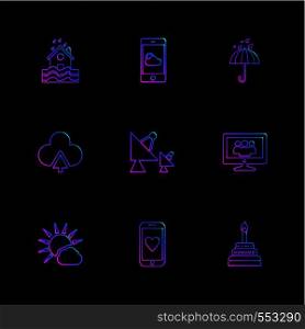 technology , dsish , antenna , house ,Ecology , eco , icons , weather , enviroement , icon, vector, design, flat, collection, style, creative, icons , cloud , rain , storm , moon , rainbow , sun , sunlight ,