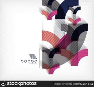 Technology geometric shape abstract background