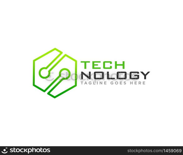 Technology Logo Icon Design Vector