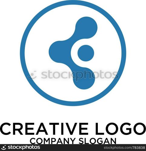 technology logo template