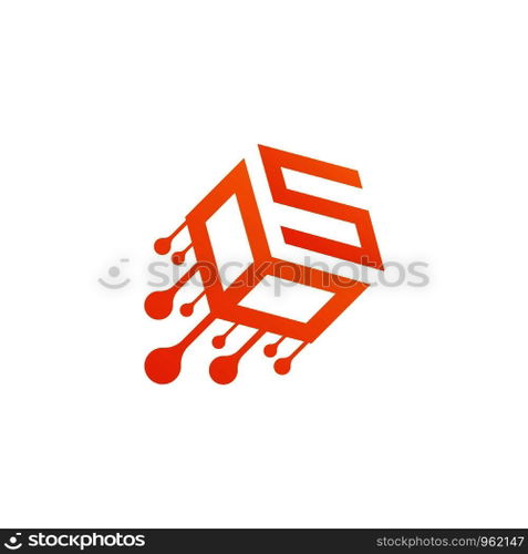 technology logo template