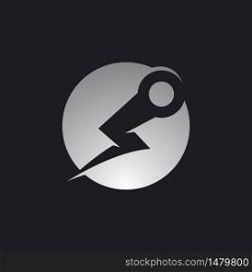 Technology logo template vector icon
