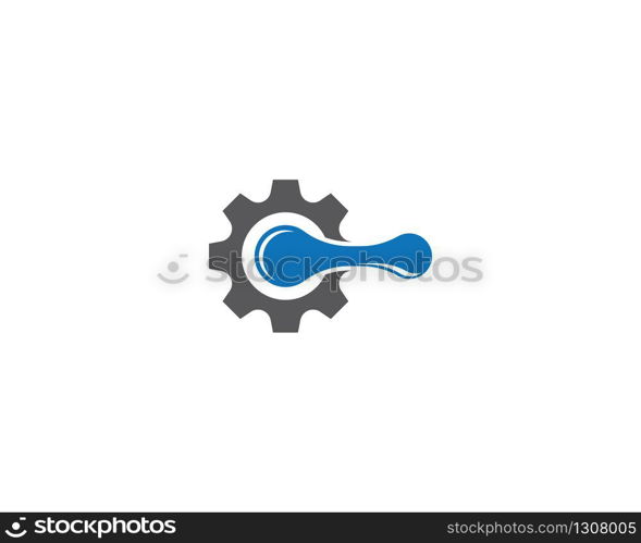 Technology logo template vector icon illustration design