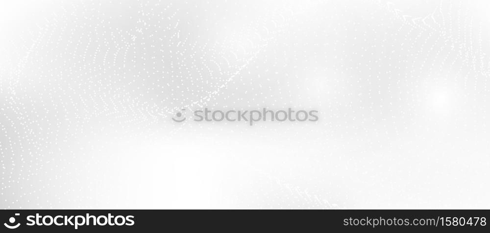 technology Particle Mist network Cyber security Vector illustration.