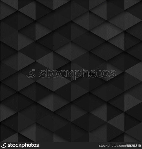 Technology seamless dark pattern vector image