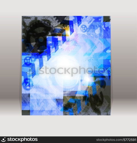 Technology Vector Flyer Design - EPS10 Background