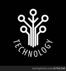 Technology vector logo. template design logo technology. Vector illustration of icon