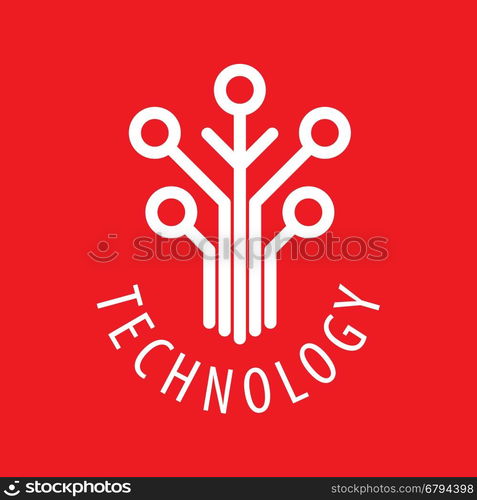 Technology vector logo. template design logo technology. Vector illustration of icon