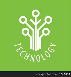 Technology vector logo. template design logo technology. Vector illustration of icon
