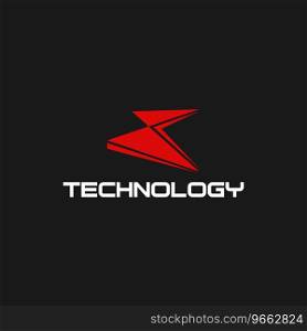Technology x cyber security logo design Royalty Free Vector