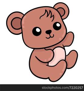teddy bear doll cartoon character