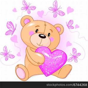 Teddy Bear with love heart