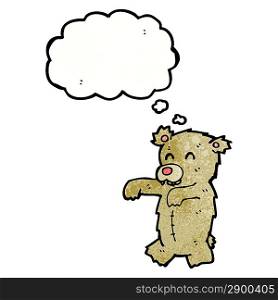 teddy bear with thought bubble