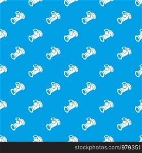 Tee pipe pattern vector seamless blue repeat for any use. Tee pipe pattern vector seamless blue