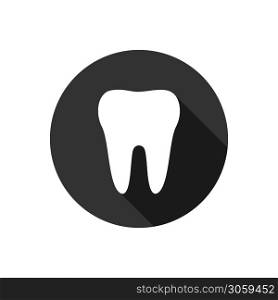 Teeth. Teeth icon dentist. Flat style. Dental care. Vector illustration
