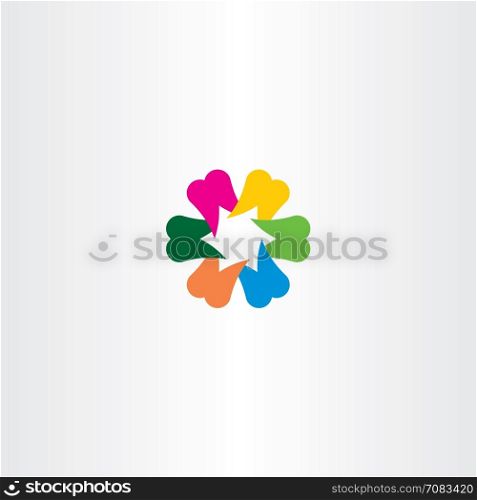 teeth vector logo colorful icon design