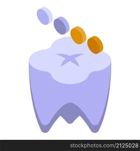 Teeth whitening procedure icon isometric vector. Dental tooth. Health care. Teeth whitening procedure icon isometric vector. Dental tooth