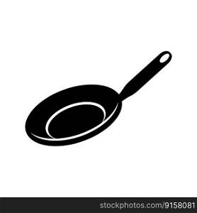 Teflon cooking utensil symbol icon, illustration design template.