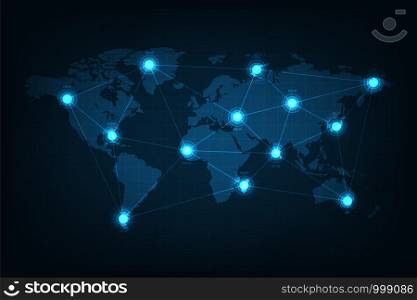Telecommunication networks that can communicate with each other around the world.