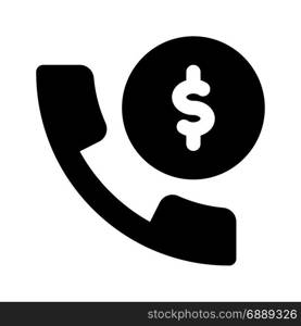 telephone banking, icon on isolated background