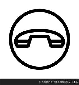 Telephone communication symbol icon vector design illustration