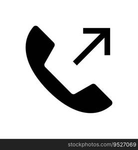 Telephone communication symbol icon vector design illustration