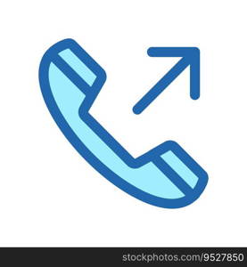 Telephone communication symbol icon vector design illustration