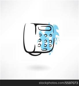 telephone grunge icon