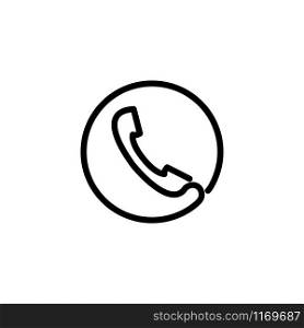 telephone icon design template vector