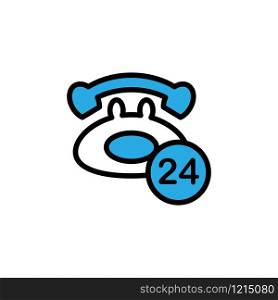Telephone icon design template vector