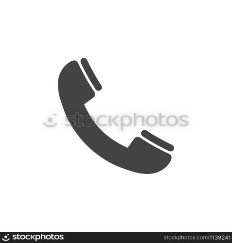Telephone icon graphic design template vector isolated. Telephone icon graphic design template vector