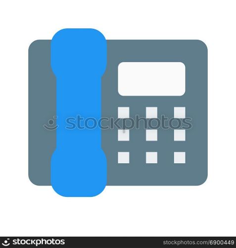 telephone, icon on isolated background