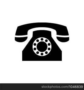 telephone icon trendy