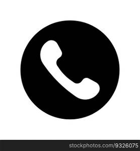 Telephone icon vector on trendy design