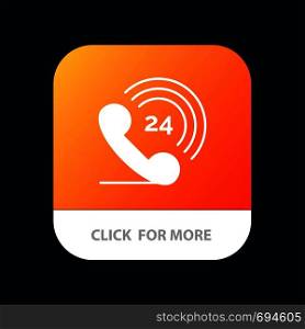 Telephone, Phone, Ringing, 24 Mobile App Icon Design