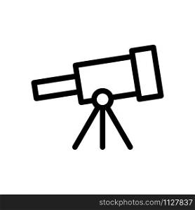 Telescope icon design trendy