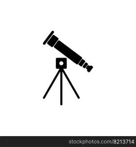 telescope icon vector illustration logo design