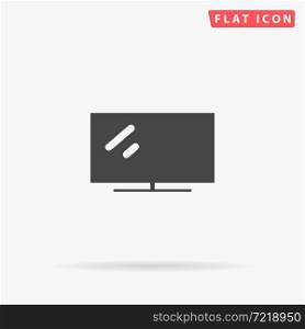 Television flat vector icon. Hand drawn style design illustrations.. Television flat vector icon