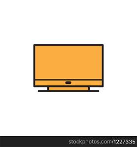 television icon design template vector