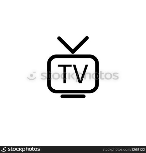 Television icon design vector template