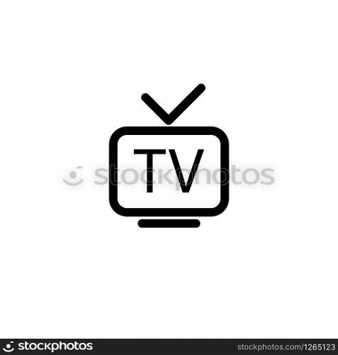 Television icon design vector template