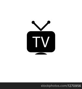 Television icon design vector template