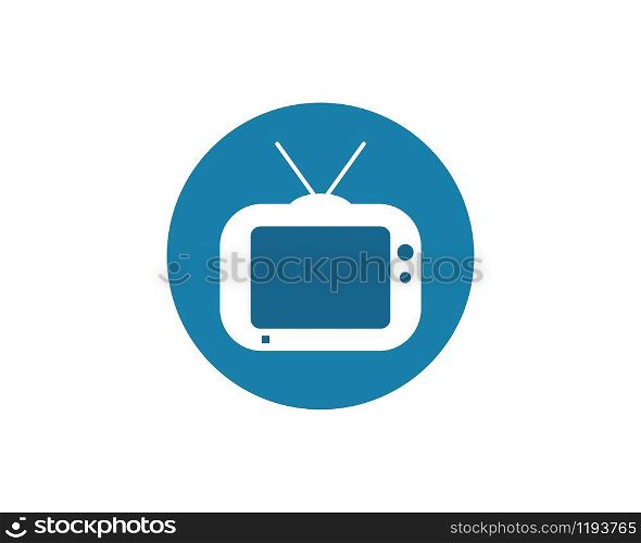 television icon logo vector illustration design